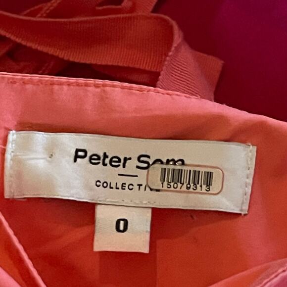 Peter Som Three Tier‎ Pink Midi Dress Size 0 - Picture 6 of 6